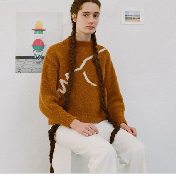 dark grey cashmere sweater